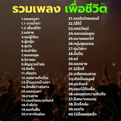 [ถูกสุด🇹🇭✅]USB รวมเพลงเพื่อชีวิต เพื่อชีวิตเพราะๆหาฟังยาก MP3[ถูกสุด🇹🇭✅]