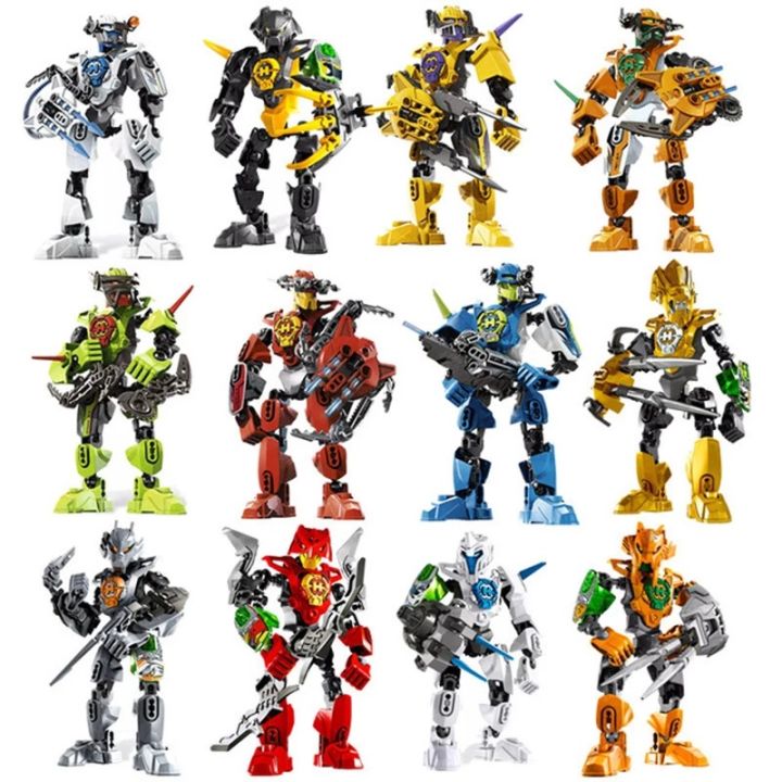 Star Warrior Soldiers Bionicle Hero Factory Surge Evo Stringer Robot ...