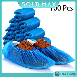 100pcs/bag Sarung Sepatu Medis Disposable Shoe Cover Anti Bakteri Anti Air Untuk Rumah Sakit/Laboratorium