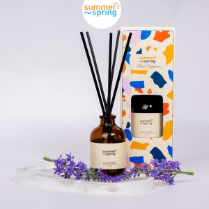 Reed Diffuser Summerspring Ocean Fresh 40ML Aromatherapy - Pengharum Ruangan / Toilet / Pewangi Ruangan Tahan Lama