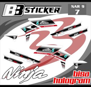 STRIPING PREMIUM Kawasaki Ninja R Ninja SS BISA HOLOGRAM List Sticker Variasi Nar 9