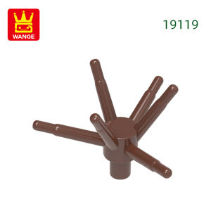 WANGE 19119 100g/340PCS Plant Stems Twigs of Grass Building Blocks Compatible with Brick Moc Color Accessories Parts Toy Gifts