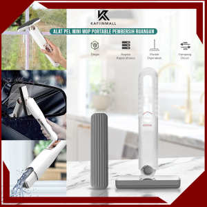 Alat Pel Mini Portable / Pembersih Ruangan / Mop Multifungsi / Handsfree Mop / Alat Pel Rumah dan Mobil