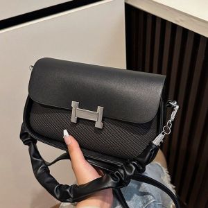 JIVIVIL Túi xách đeo vai nữ bằng da PU sang trọng với thiết kế dây đeo độc đáo