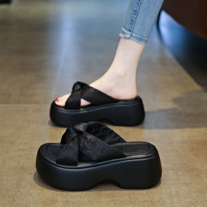 [Free Shipping] WomenS Thick-Soled Summer Outdoor Slippers 2026 New Model Wedge Platform Comfortable For The Feet Beach Sandals