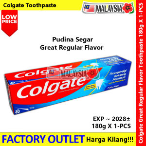 EXP 2028 Colgate Toothpaste – Great Regular Flavor 180g #Colgate #Toothpaste #180g #9690