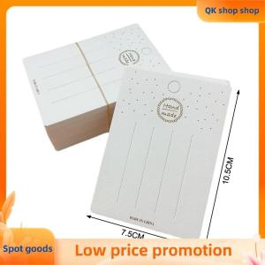 ✨QK shop✨ 50PCS White cute hairpin card Trinket packaging hair display Cardboard Hair Clip