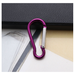 พวงกุญแจห้วง มี8สี ตัวD ตะขออเนกประสงค์ พวงกุญแจห่วงห้อย ตะขอพวงกุญแจใช้สำหรับห้อยขวดพลาสติก ขวดสเปย์ได้ สีสันสวยน่าใช้ วัสดุแข็งแรง