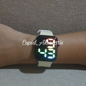 JAM TANGAN DIGITAL LABUBU THE MONSTER ANAK CUTE CANTIK COWO CEWE DENGAN STRAP LABUBU