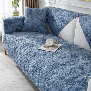 100% Cotton Sofa Cushion Anti-Slip Solid Wood Pad Nordic Simple Modern Sofa Towel Cover Cloth Art Seat Cushion Four Seasons Universal