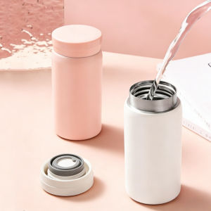 Mini Vacuum Tumbler Stainless 200ML Cute Portable Pocket Water Bottle Stylish & Compact Design