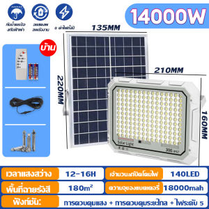 🔥ซื้อ1แถม1🔥ไฟโซล่าเซลล์ ไฟ led ไฟโซล่าเซล1000wแท้ Solar Light กันน้ำ ป้องกันฟ้าผ่า การควบคุมแสงอัจฉริยะ ไฟสปอร์ตไลท์ Solar Light ไฟภายนอกอาคาร โซล่าเซลล์