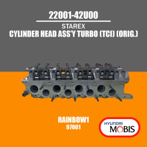 2200142U00 CYLINDER HEAD ASSY TURBO (TCI) for HYUNDAI STAREX [MOBIS ORIGINAL] Part #22001-42U00
