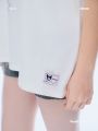 STYLIST | Kuromi - Oversized Tee Kuromi  Mood เสื้อโอเวอร์ไซส์ คุโรมิ. 