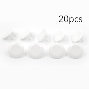 20Pcs Childproof Socket Covers - Sturdy Outlet Protectors for Babies Safety at Home & Office