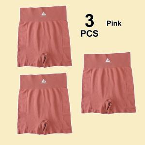 RunMall 3PCS High Waist Yoga Lift Butt Shorts casual Sports shorts for women