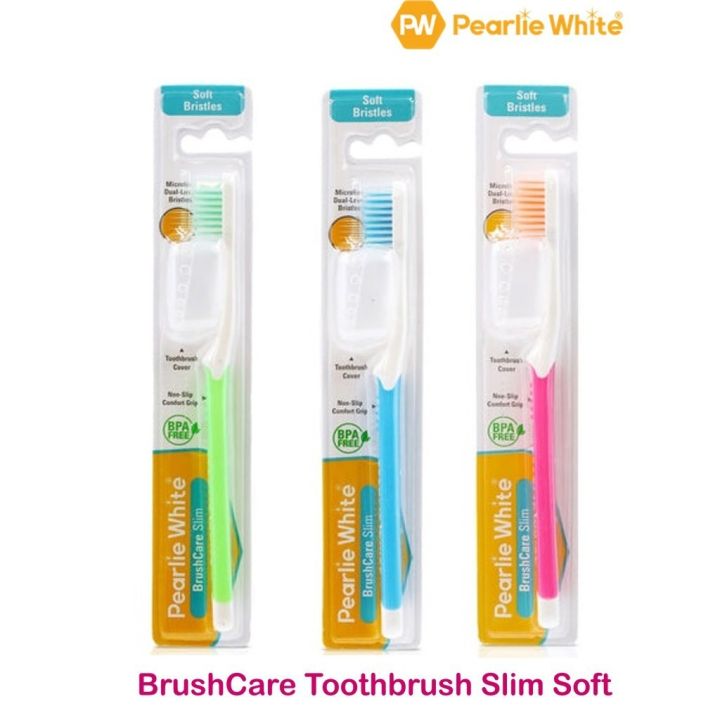 Pearlie White BrushCare Sensitive Extra Soft Toothbrush | Lazada