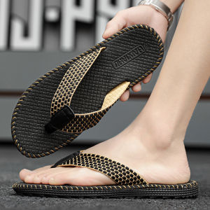 Foreign Trade Summer Casual Slippers Mens Fashion Trendy Beach Flip Flops Home Outdoor Thailand Vietnam Beach Sandals ㏇L0529