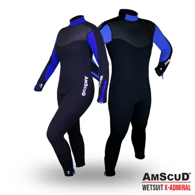 AmScuD Wetsuit X-Admiral 3mm 99377xx UNISEX / Peralatan Selam / Pakaian Selam / Pakaian Snorkling diving 3mm / Baju Scuba Diving