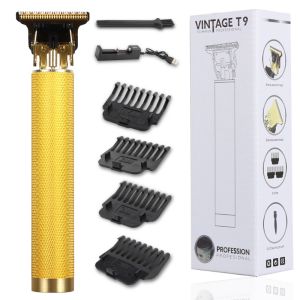 Hair Clipper Professional Hair Cutting Machine Beard Trimmer For Electric Shaver Vintage T9 Hair Cutter