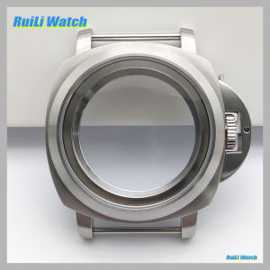 For Panerai 40MM stainless steel case with a crown guard is suitable for mod accessories of NH35/36 movement watches
