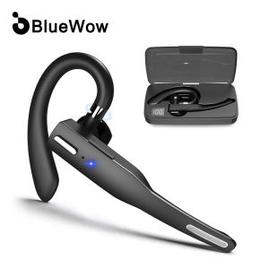 BlueWow Bluetooth Earphone Wireless Bluetooth Earpiece V5.0 Hands-Free Earphones with Built-in Mic for Driving/Business/Office YYK-525 Compatible with iPhone and Android
