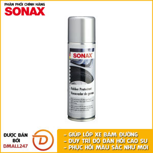 Chai xịt bảo dưỡng cao su lốp xe Rubber Protectant Sonax 340200 300ml - Duy trì độ đàn hồi chống nứt chống bạc màu - Dmall247