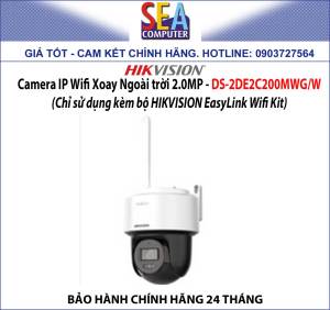 HIKVISION Camera IP Wifi 2.0MP DS-2DE2C200MWG/W - 4.0MP DS-2DE2C400MWG/W - Chỉ sử dụng kèm bộ HIKVISION EasyLink Wifi Kit