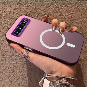 FOR Casing SAMSUNG S10 PLUS SAMSUNG S10 PRO samsung s10 phone case hard case  TPU shockproof Protector Smooth Cover new design aesthetic Wireless magnetic attraction CYBSWX01