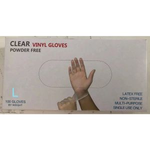100PCS disposable gloves Vinyl Nitrile Blend Gloves Powder Free tattoo gloves BLUE Black White Pink PVC kitchen gloves for cooking food gloves Multipurpose
