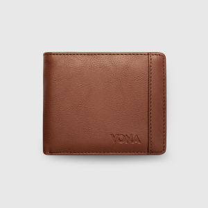 VONA Lucca Wallet - Dompet Pria Kulit PU Premium Pendek Lipat Tiga dengan Extra Slot Kartu