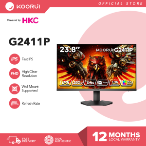 Koorui G2411P (24E3 V2) 24 Inch IPS panel 1ms refresh rate 99% sRGB FHD 200 Hz / 24E3 165 Hz IPS panel FHD 1 ms refresh rate 99% sRGB Gaming Monitor Computer PC Office Design Monitor