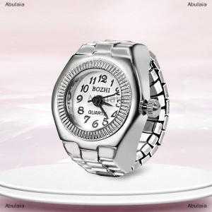 [COD] Abulaia Vintage Rings Punk Quartz Watch Rings for Couple Women Man Hip Hop Cool Elastic Stretchy Watch Finger Rings Individuality Hip-hop Accessories