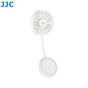JJC Mini Fan Phone Holder Magnetic Cellphone Stand Mobbie Phone Ring Grip For iPhone 16 15 14 13 12 Series with Magsafe Function and Other Android Smartphones