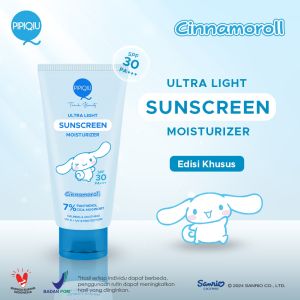 Sunscreen Ultra Light Calming & Soothing SPF 30 Pipiqiu Sunscreen Moisturizer SPF 50 Bright & Protect Tabir Surya Sunblok Wajah