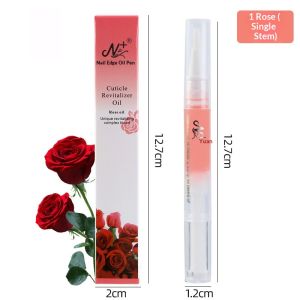 SEA JJT Cuticle Revitalizer Oil Pen with Rose Extract - Portable Nail Care for Soft Cuticles and Anti-Splitting