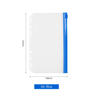Stylespot⚡A5/A6/A7 resleting resleting bag tiket buku catatan untuk mengumpulkan kantong halaman hidup dari template potong