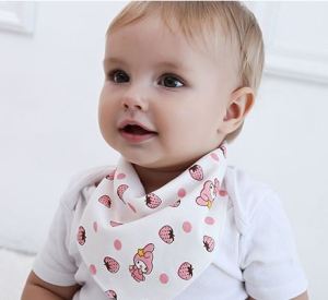 Baby Bib Cotton Triangle Bib With Button Saliva Towel Infant Baby Kids Cotton Triangle Bib with button Kids Bib Children Bib Cotton Bib Infant Bib Baby Bib Newborn Bib 婴儿宝宝三角口水巾婴儿口水巾宝宝三角巾双层按扣