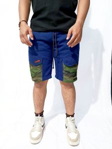 Celana short pendek pria wanitasaku motif loreng