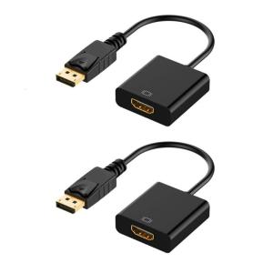 Compactly DisplayPort to HDMIs Adapter with Plugs and Play Functionality for Easy Use Video & Audios Accessories