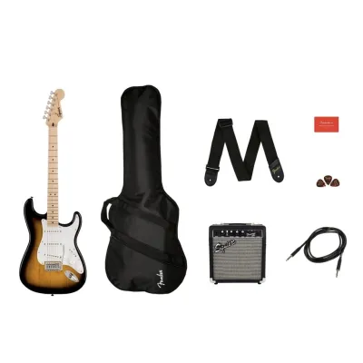 Squier Sonic Stratocaster Pack — everything you need to start playing electric guitar today