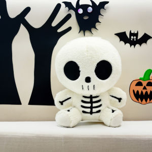 2025 Halloween Skeleton Plush Toys Plushies Stuffed Doll Soft Cuddly Gifts for Kids Child Halloween Party Masquerade