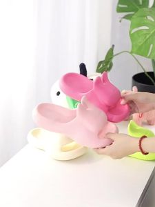 [Free Shipping] Rabbit Shoes 3Cm Soft Sole Slippers Fashionable New Anti-Slip Waterproof EVA WomenS Flip-Flops