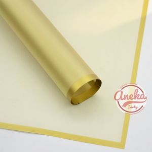 [isi 20] Kertas Buket Tranparant List / Kertas Paper Wrapping Flower list