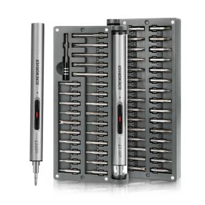 HTM 128 in 1 Screwdriver Set Cylindrical Storage Screw Driver Bit Set Precision Multi Mobile Phone Repair Device Torx Hex Tools