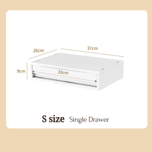 [SG Seller] Japanese Style Shiro Stackable Organiser Stackable Drawer Single or Double Grid White desk organizer compartments for home and office supplies kitchen pantry or desk use by TheHomeShoppe