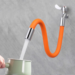 Silicone Hose Kitchen Faucet Extension Hose Bathroom Extension Water Tap Water Filter Foam Kitchen Faucet Accessories
