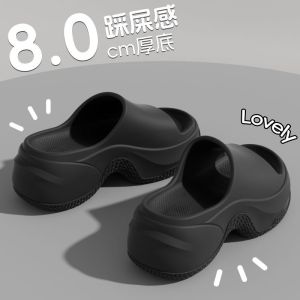 Free Shipping Thick-Soled 8CM Height-Increasing Sandals For Women New Summer Style Versatile EVA Beach Sandals Suitable For Outdoor Wear