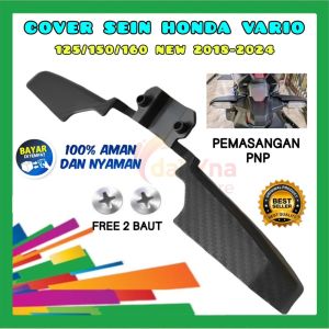 COVER PELINDUNG LAMPU SEIN VARIO 125 150 160 ABS CBS NEW TAHUN 2018 PROTECTOR LIGHT SIGNAL Motorcycle