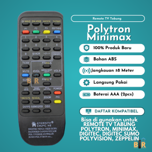 Remot Remot TV TABUNG POLYTRON MINIMAX tanpa dus Digitec Bazooke Sumo